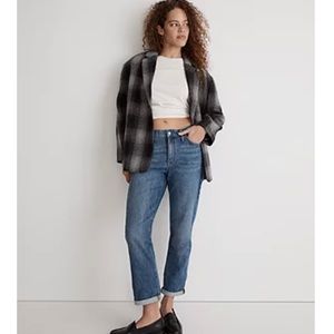 Madewell oversized buffalo check jacket